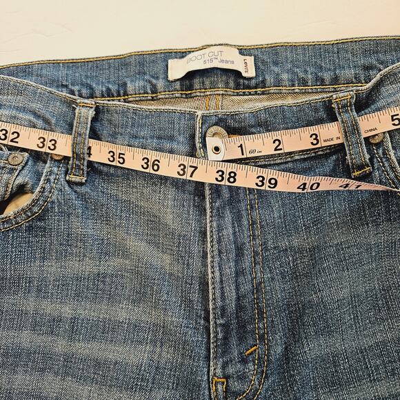 Levi's 515 Bootcut Jeans Light Wash Denim Women's 16 - Picture 11 of 12